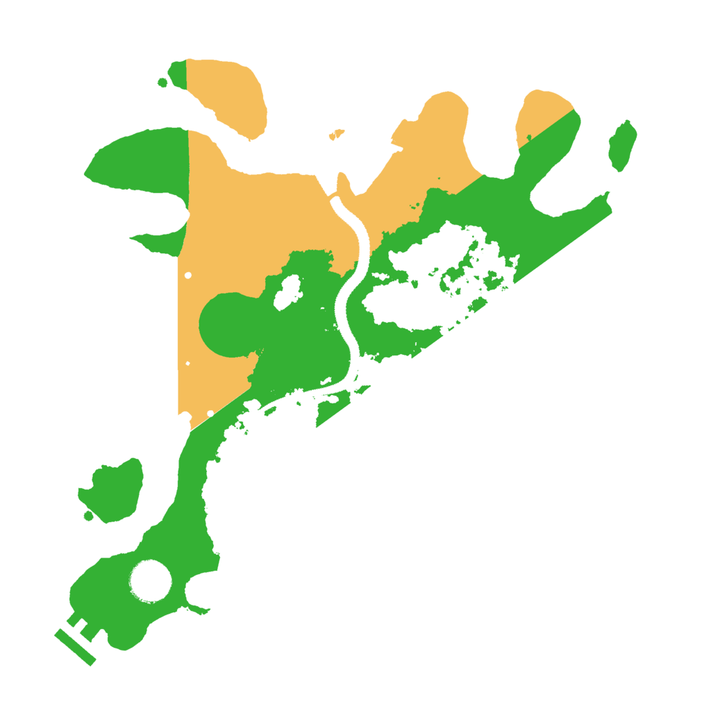 Biome Rust Map: Procedural Map, Size: 3000, Seed: 1477905567