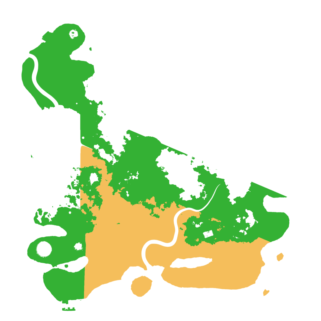 Biome Rust Map: Procedural Map, Size: 3700, Seed: 143933259