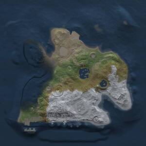Thumbnail Rust Map: Procedural Map, Size: 2000, Seed: 530370142, 5 Monuments