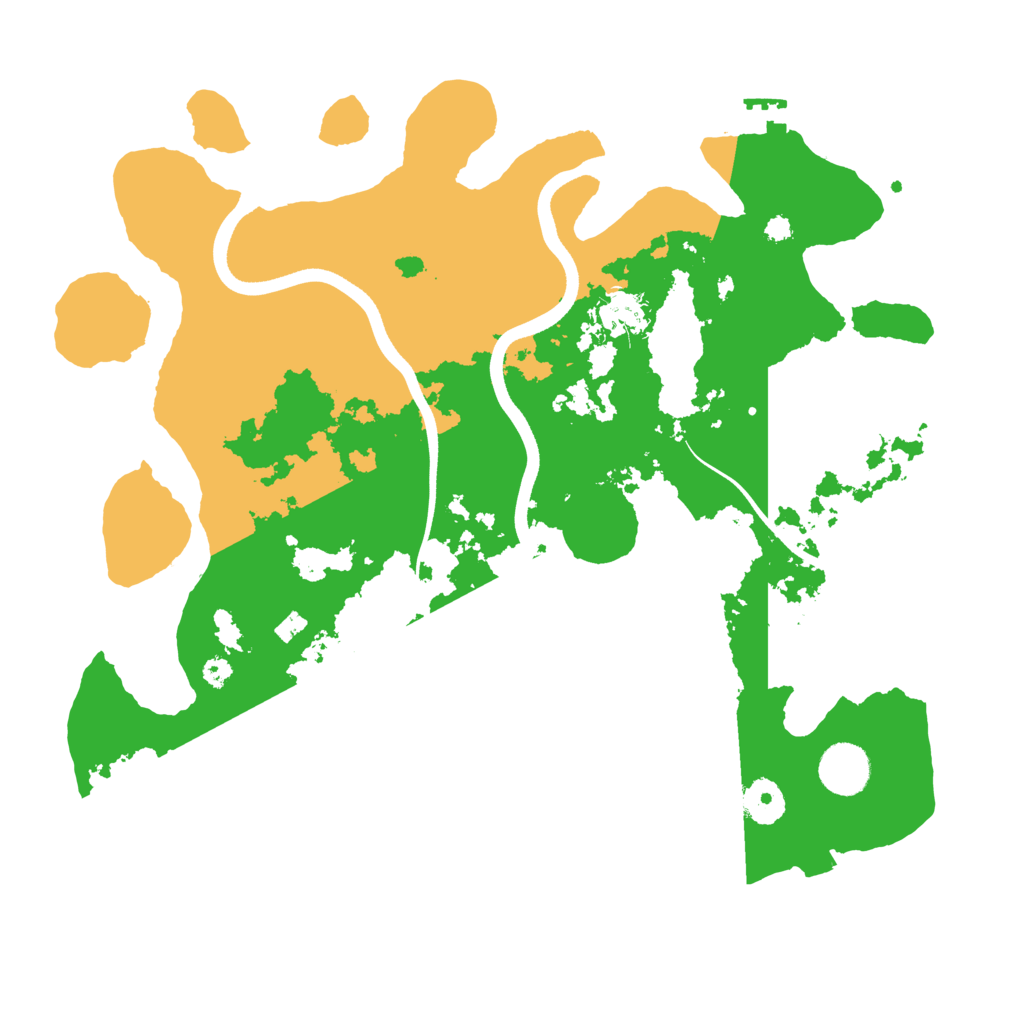 Biome Rust Map: Procedural Map, Size: 3600, Seed: 715048
