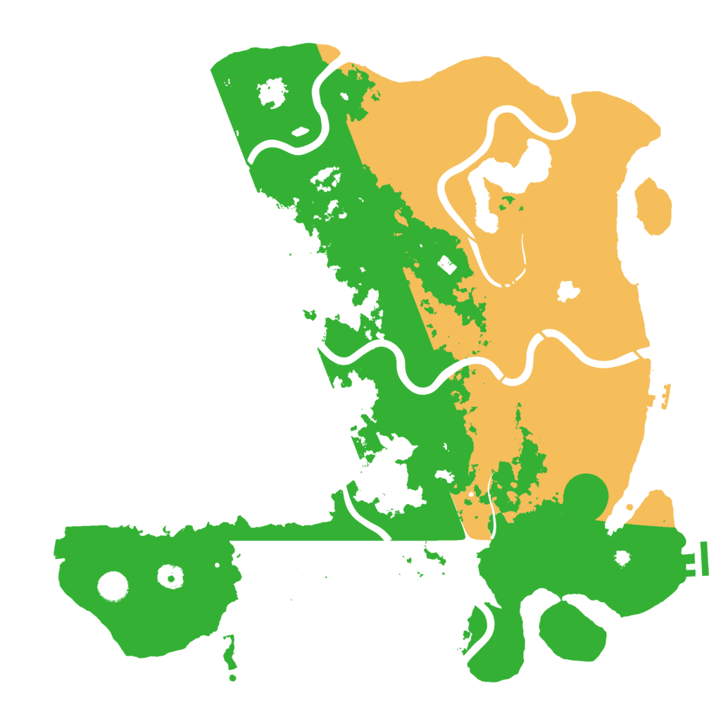 Biome Rust Map: Procedural Map, Size: 4250, Seed: 866017084