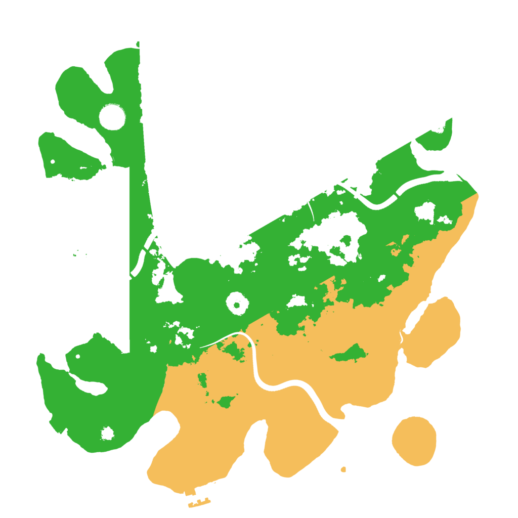 Biome Rust Map: Procedural Map, Size: 3500, Seed: 704135407