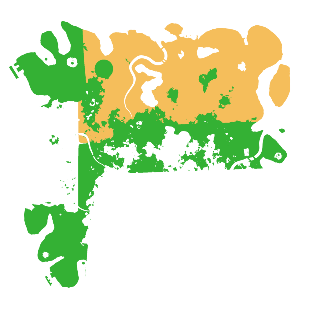 Biome Rust Map: Procedural Map, Size: 4500, Seed: 1560201845