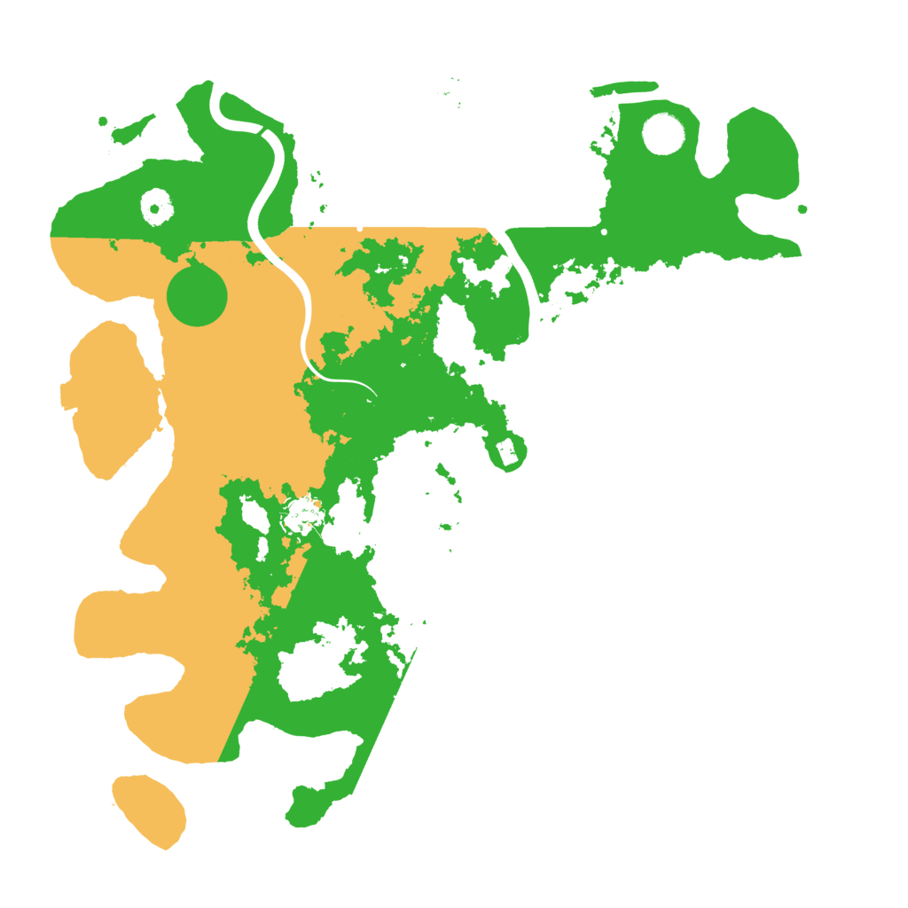 Biome Rust Map: Procedural Map, Size: 3950, Seed: 1205739073
