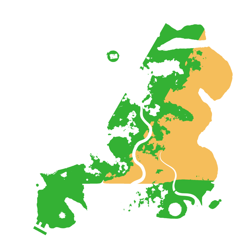 Biome Rust Map: Procedural Map, Size: 3500, Seed: 1520026867