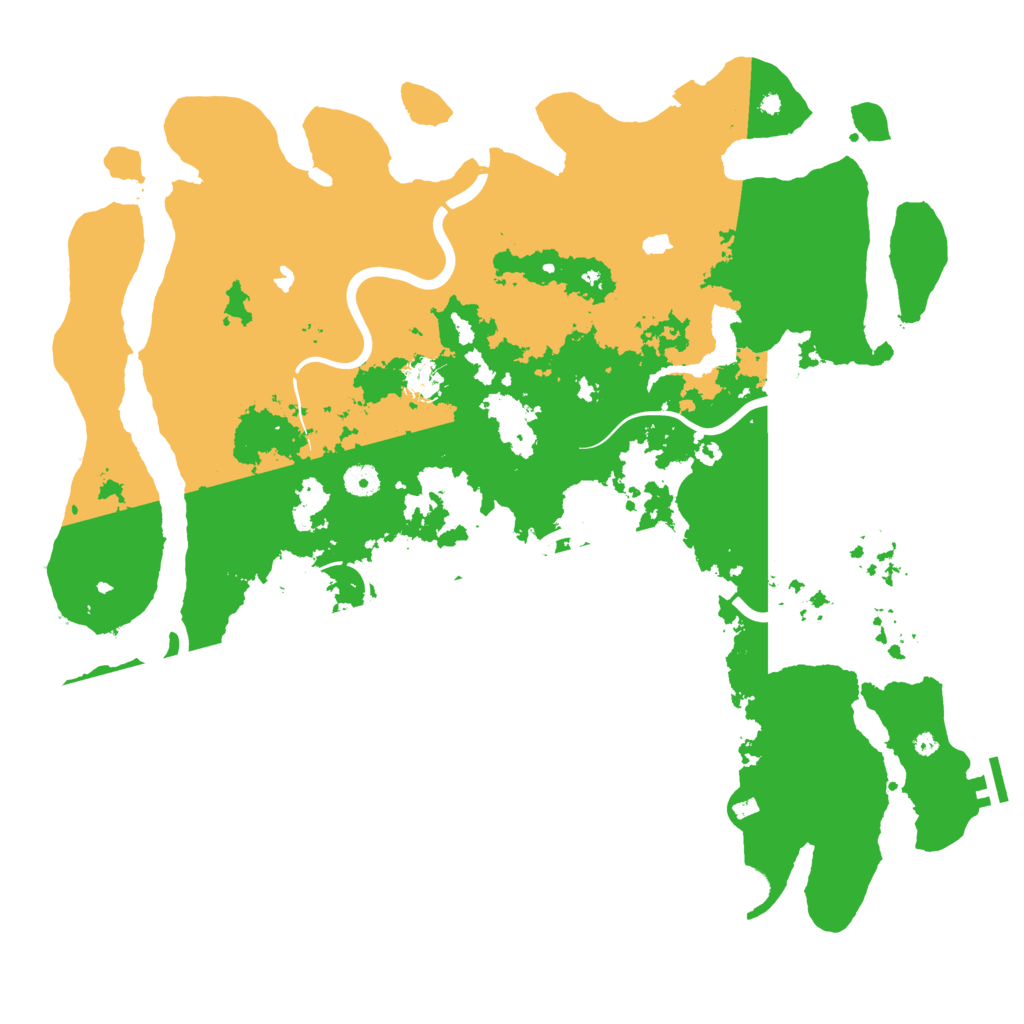 Biome Rust Map: Procedural Map, Size: 4500, Seed: 147850