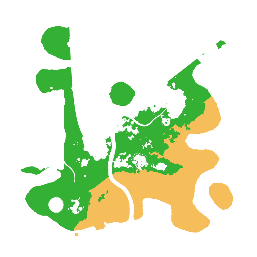 Biome Rust Map: Procedural Map, Size: 3000, Seed: 287055838