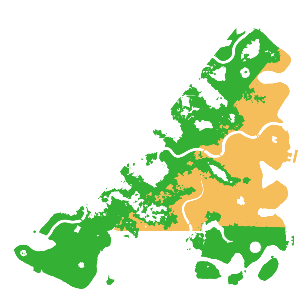 Biome Rust Map: Procedural Map, Size: 4750, Seed: 918697