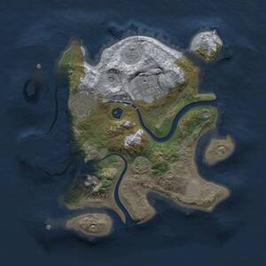 Thumbnail Rust Map: Procedural Map, Size: 2400, Seed: 504330092, 10 Monuments