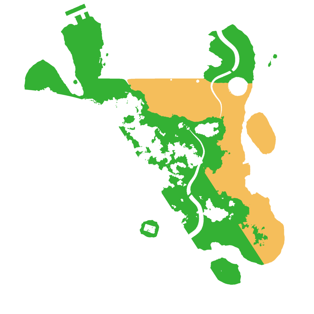 Biome Rust Map: Procedural Map, Size: 3000, Seed: 1469727476