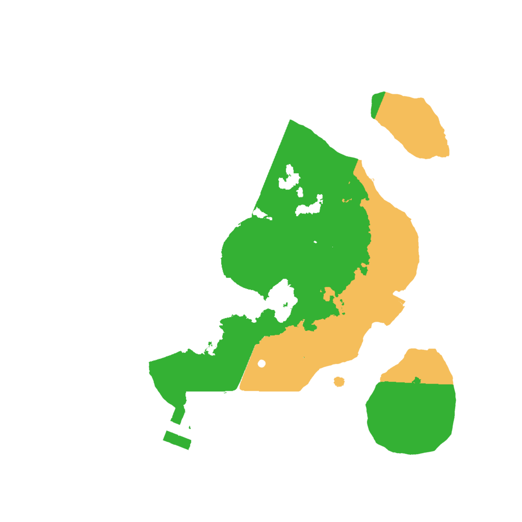 Biome Rust Map: Procedural Map, Size: 2000, Seed: 1860130684
