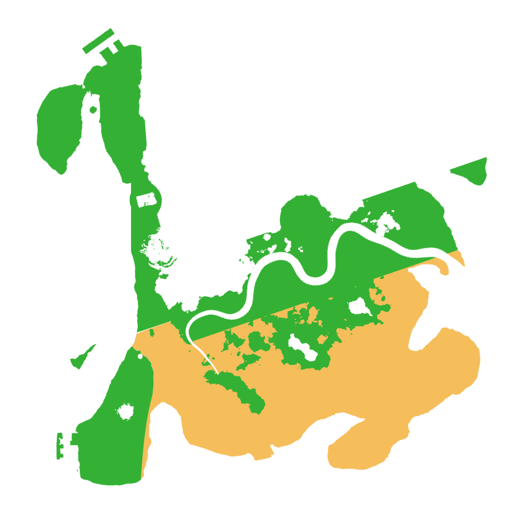 Biome Rust Map: Procedural Map, Size: 3000, Seed: 990174840