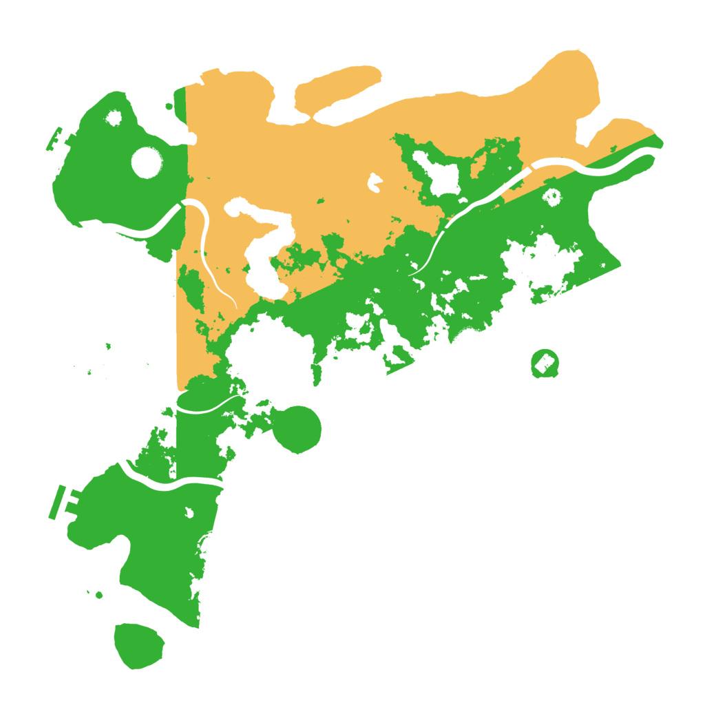 Biome Rust Map: Procedural Map, Size: 4050, Seed: 1176667306