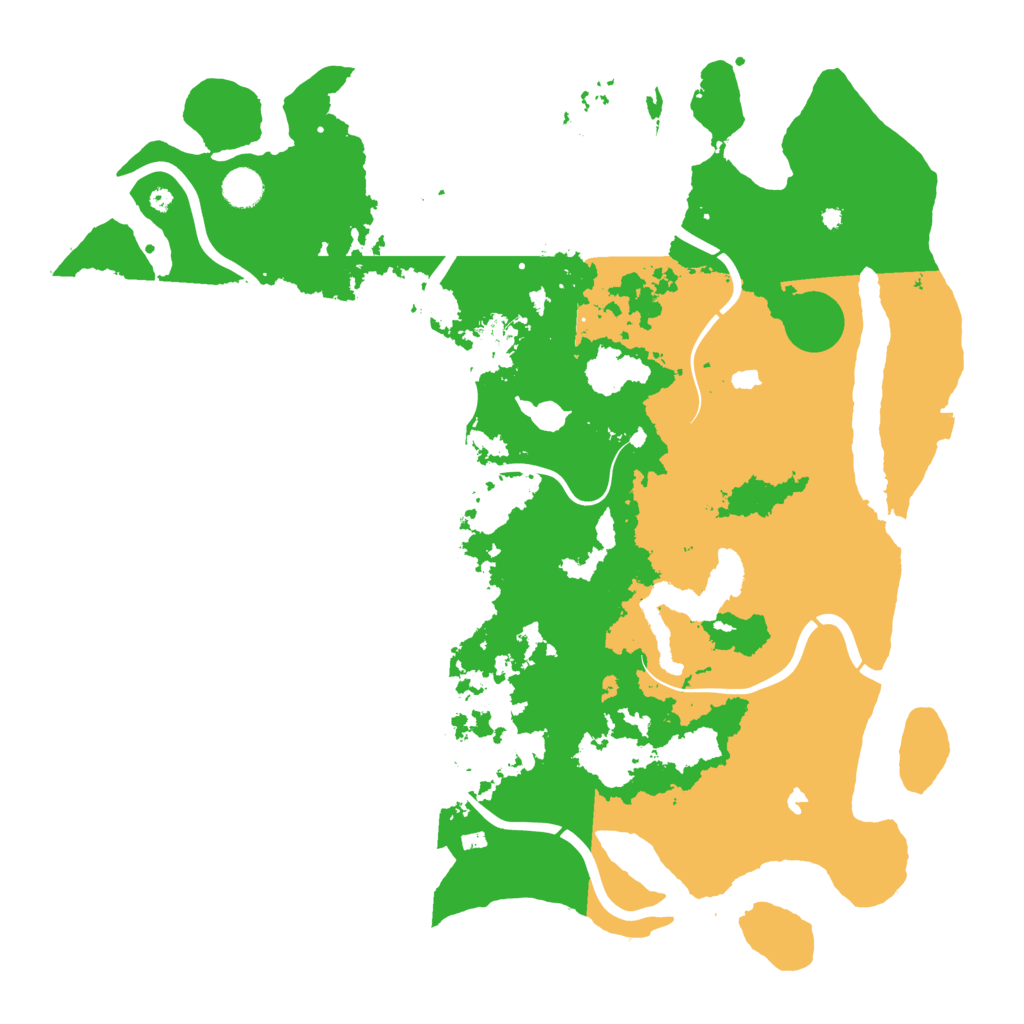 Biome Rust Map: Procedural Map, Size: 4500, Seed: 502462