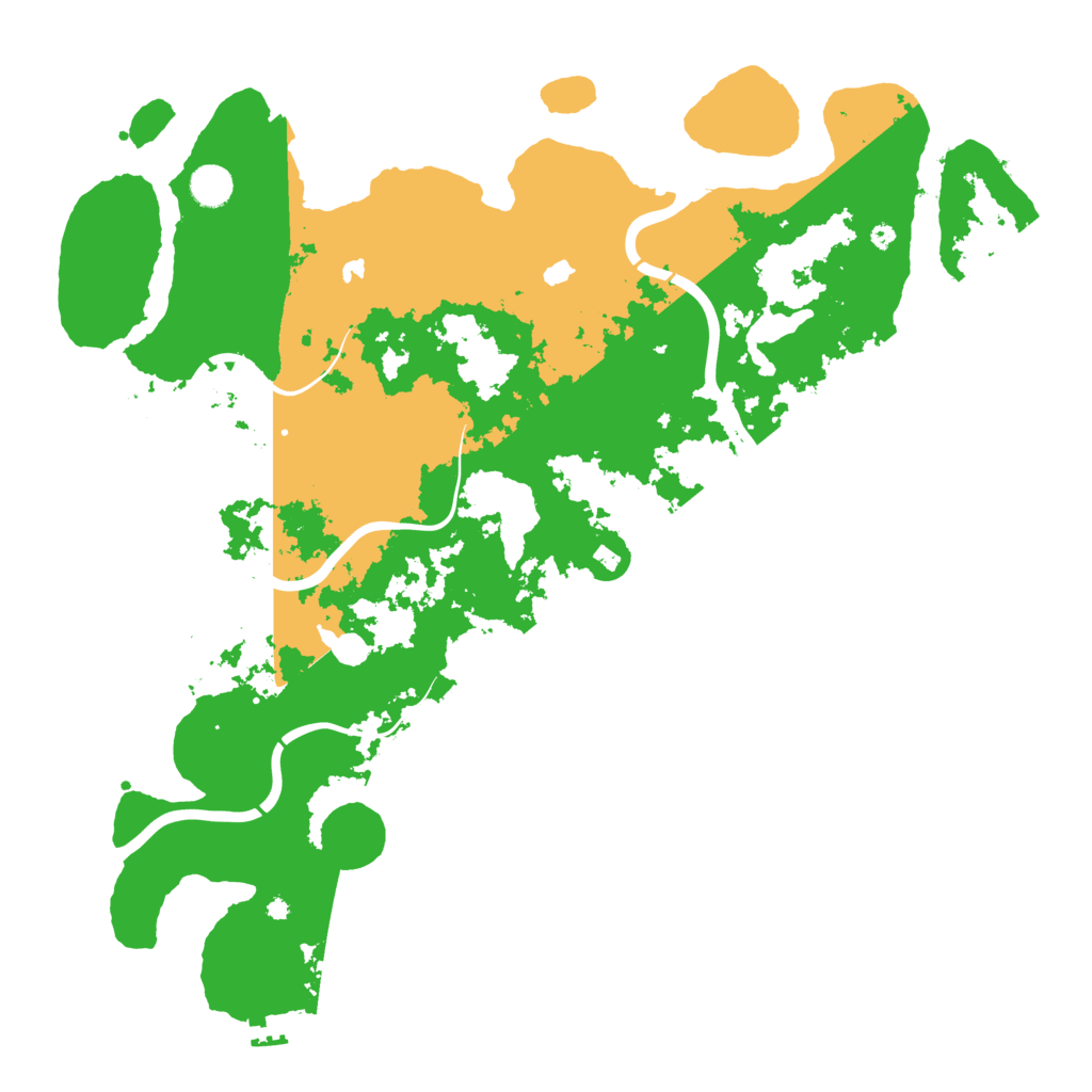 Biome Rust Map: Procedural Map, Size: 4500, Seed: 664234