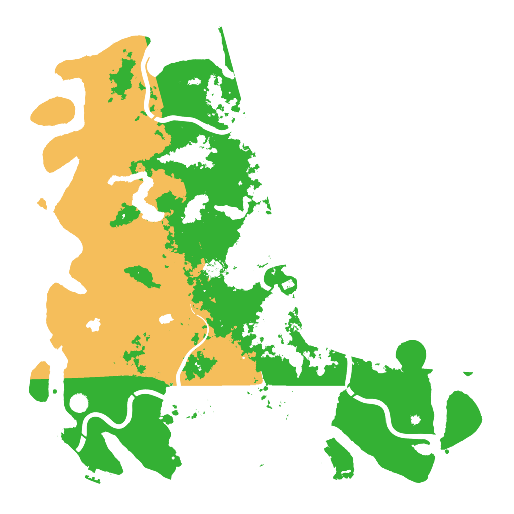 Biome Rust Map: Procedural Map, Size: 4750, Seed: 761225
