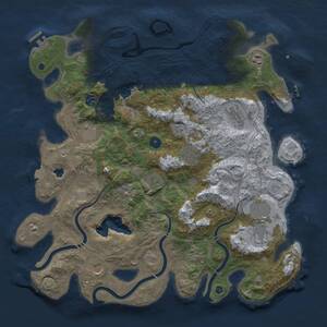 Thumbnail Rust Map: Procedural Map, Size: 4250, Seed: 931137, 16 Monuments
