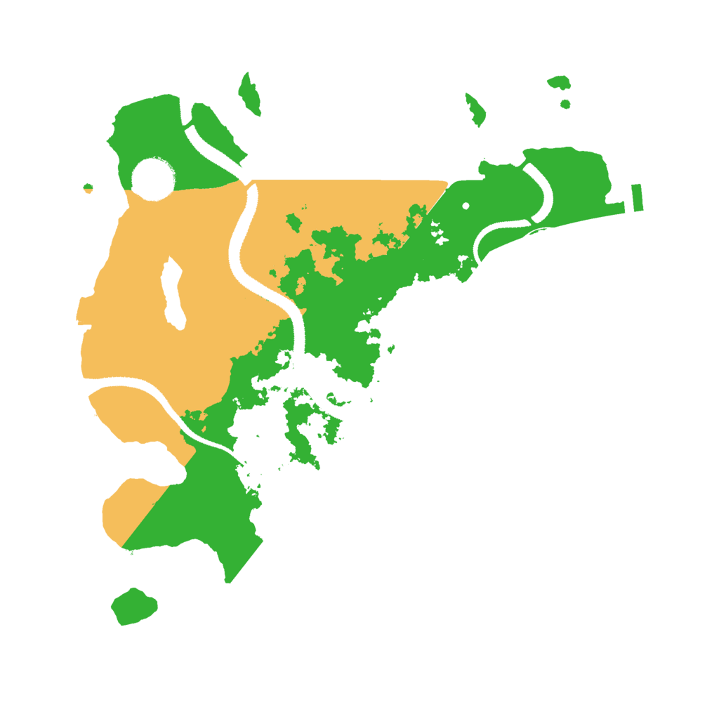 Biome Rust Map: Procedural Map, Size: 3000, Seed: 1662615959