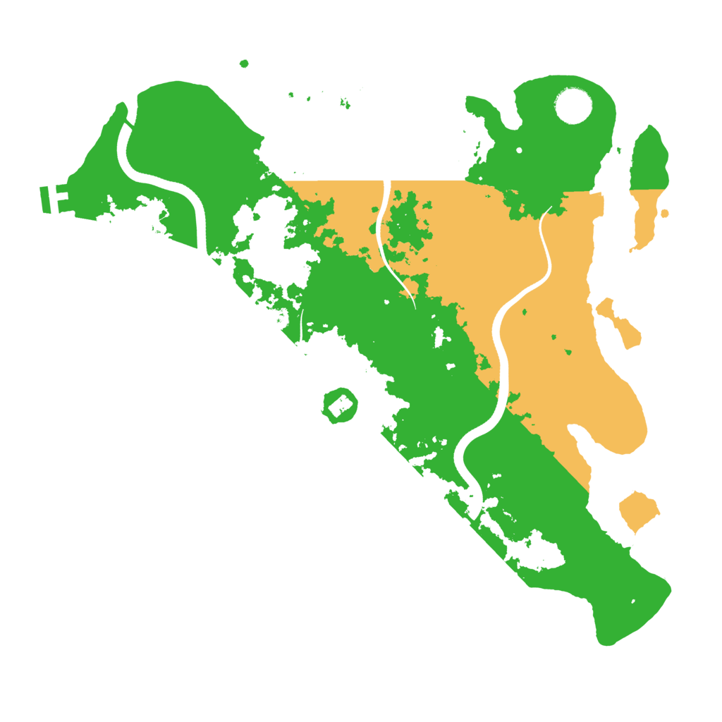 Biome Rust Map: Procedural Map, Size: 3500, Seed: 452331