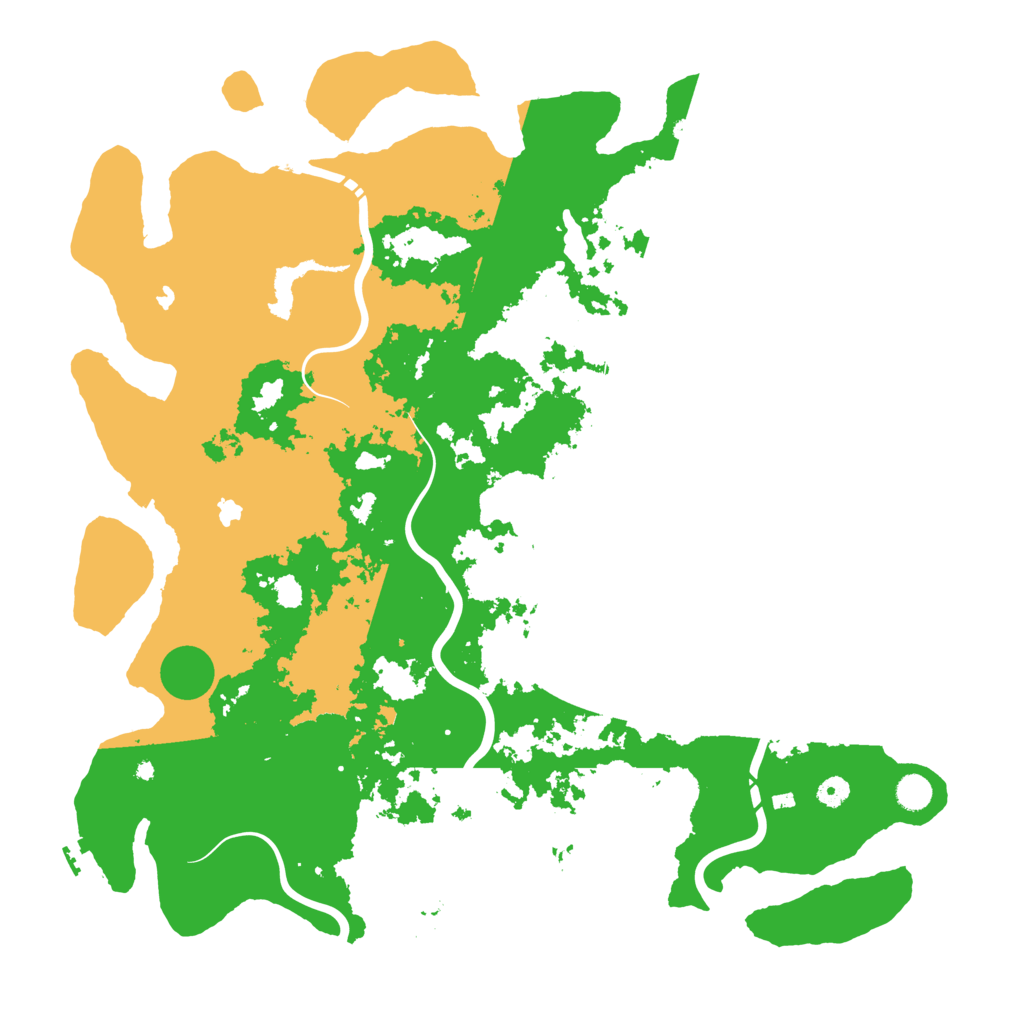 Biome Rust Map: Procedural Map, Size: 5000, Seed: 1219718454