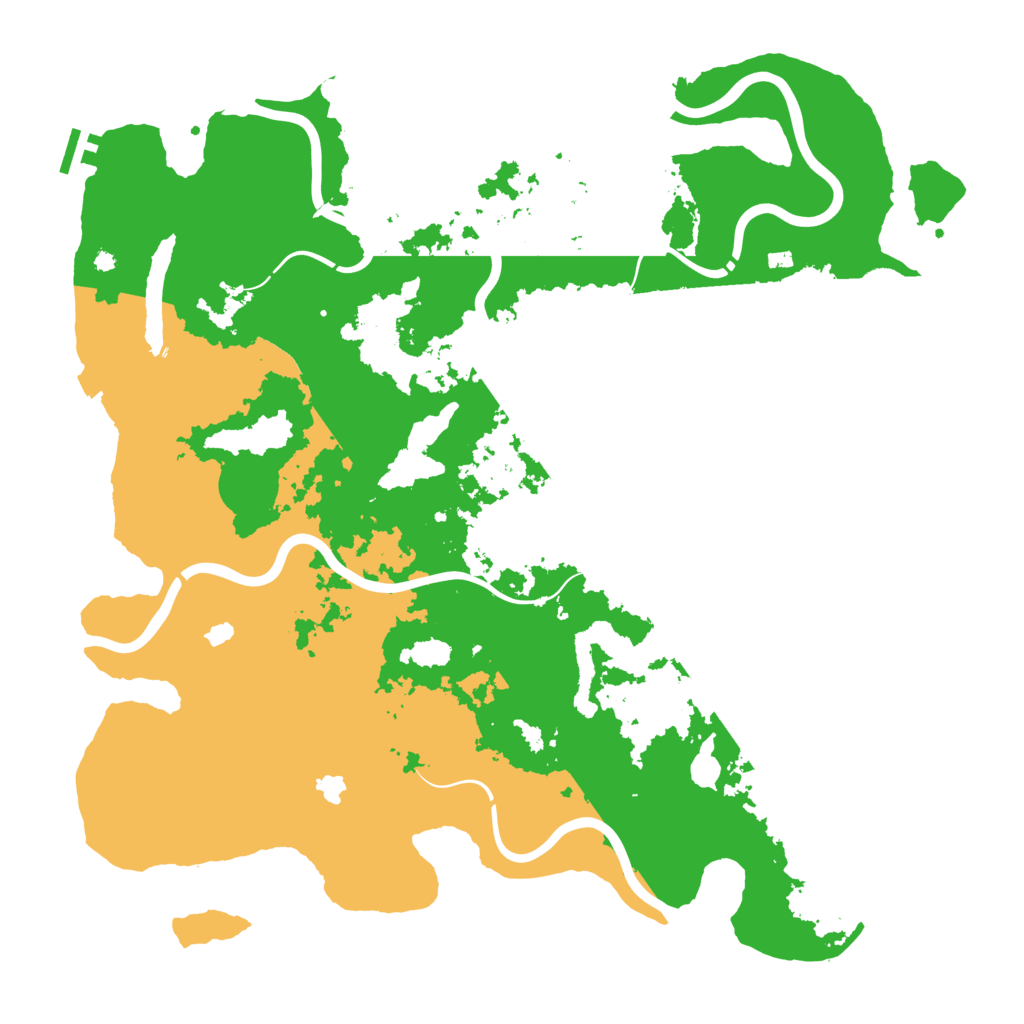 Biome Rust Map: Procedural Map, Size: 4500, Seed: 1911313288