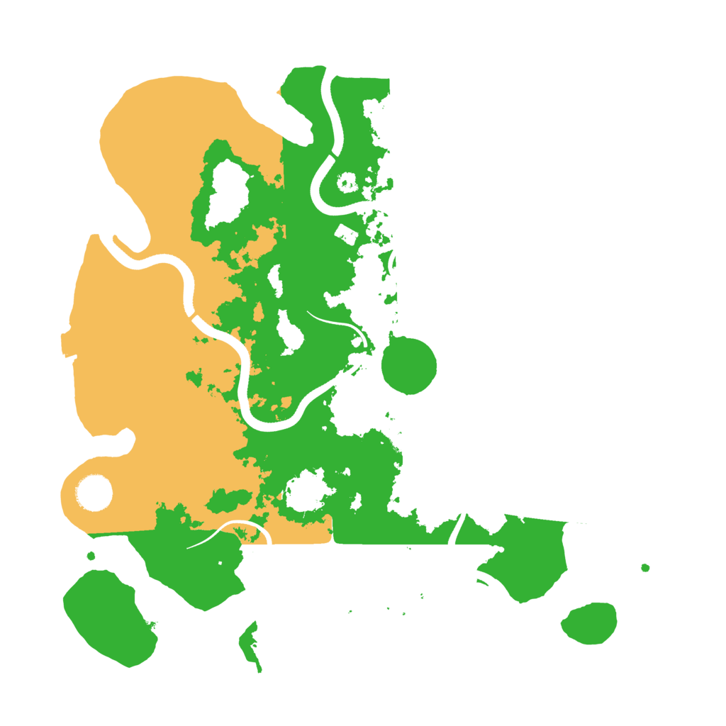 Biome Rust Map: Procedural Map, Size: 3500, Seed: 1447740496