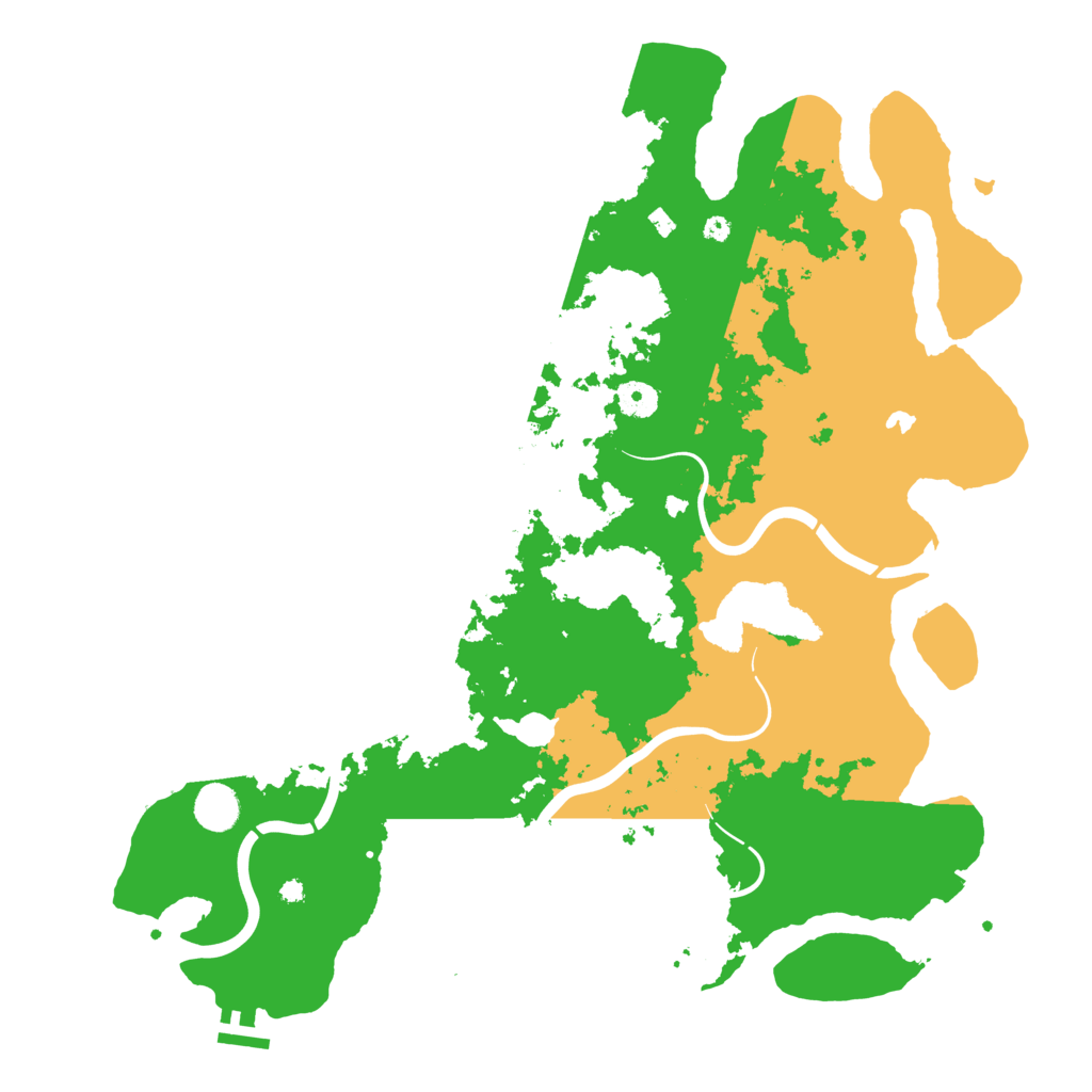 Biome Rust Map: Procedural Map, Size: 4250, Seed: 1624982556