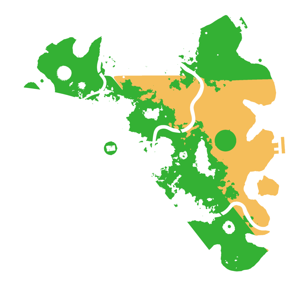 Biome Rust Map: Procedural Map, Size: 3700, Seed: 1650281518