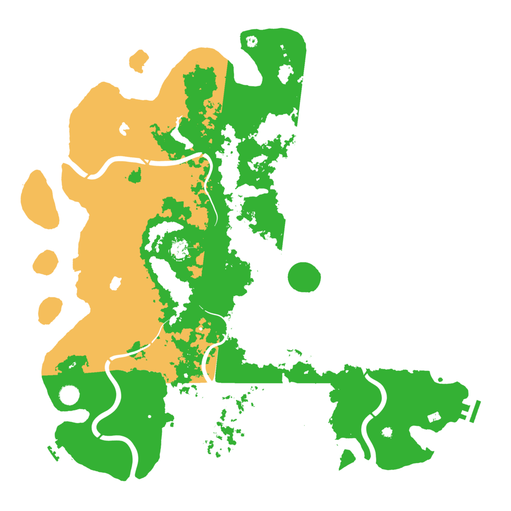 Biome Rust Map: Procedural Map, Size: 4500, Seed: 1612382115