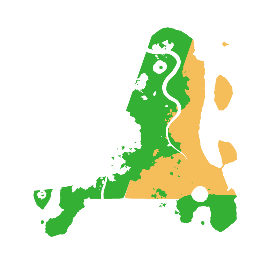 Biome Rust Map: Procedural Map, Size: 3000, Seed: 2752