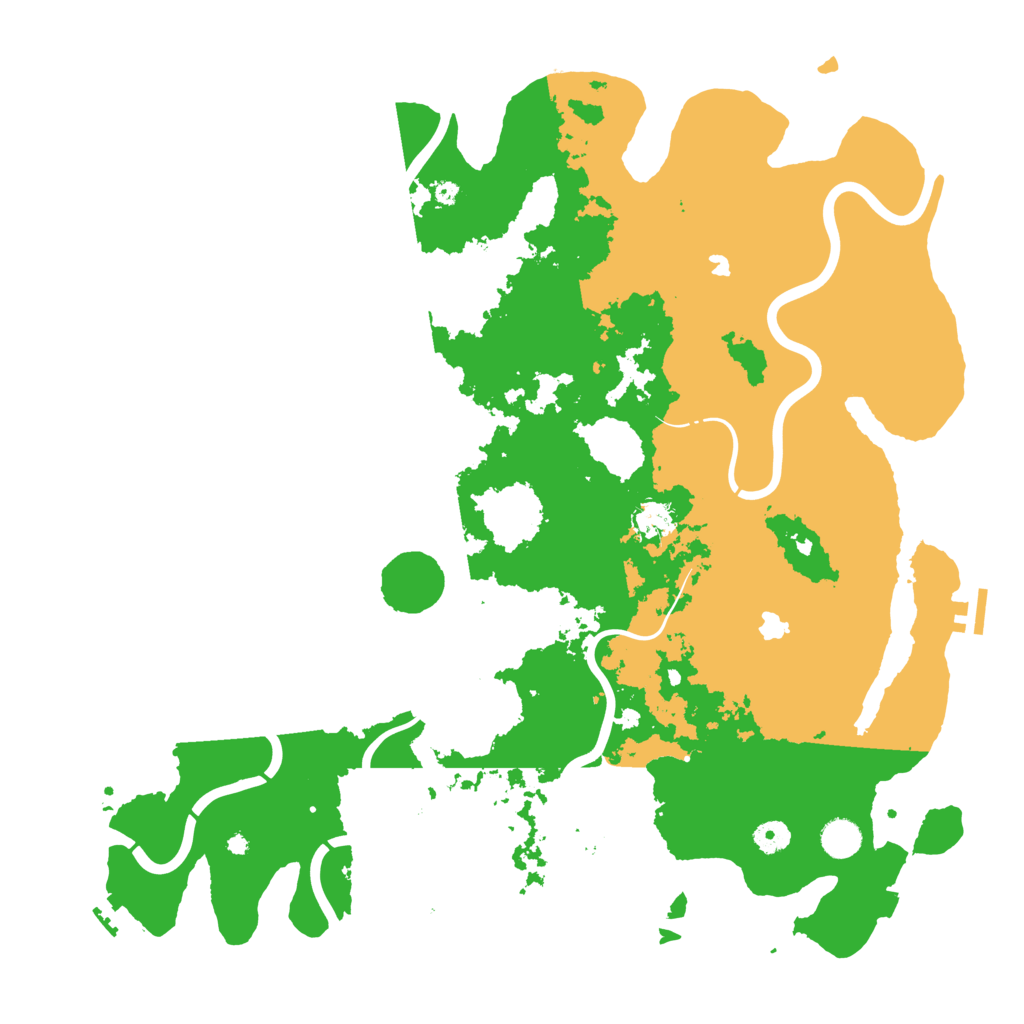 Biome Rust Map: Procedural Map, Size: 4500, Seed: 448745