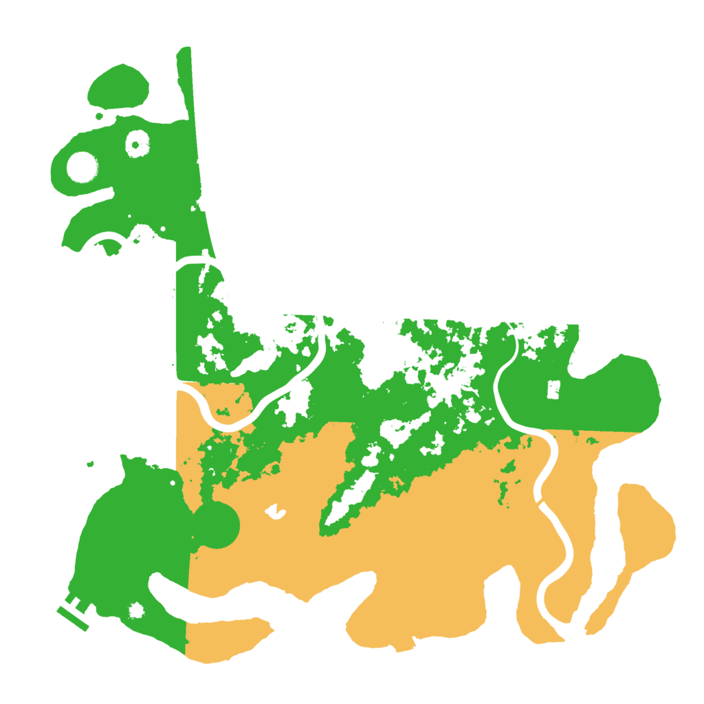 Biome Rust Map: Procedural Map, Size: 4000, Seed: 317345
