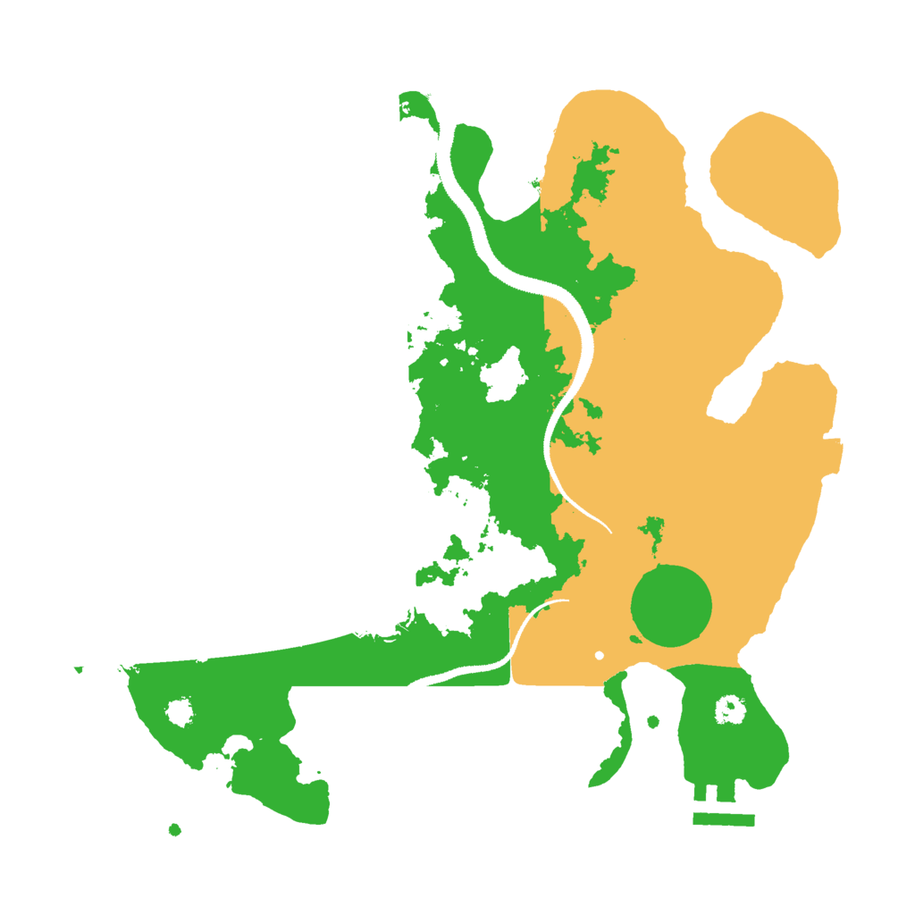 Biome Rust Map: Procedural Map, Size: 3000, Seed: 639202