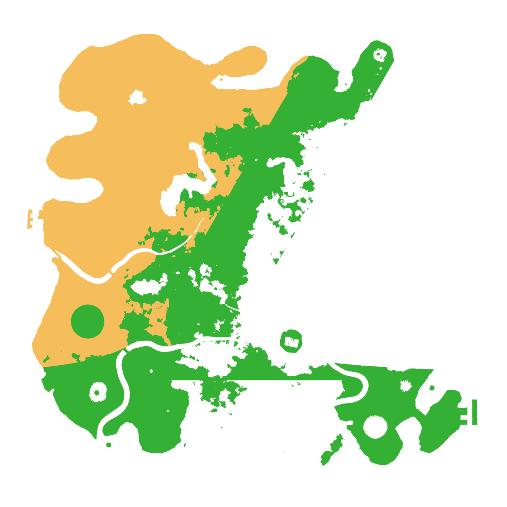 Biome Rust Map: Procedural Map, Size: 4000, Seed: 272618812