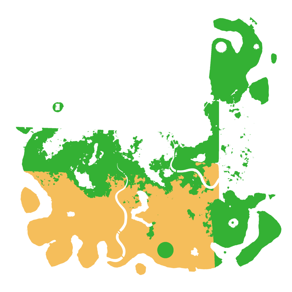 Biome Rust Map: Procedural Map, Size: 4750, Seed: 517696