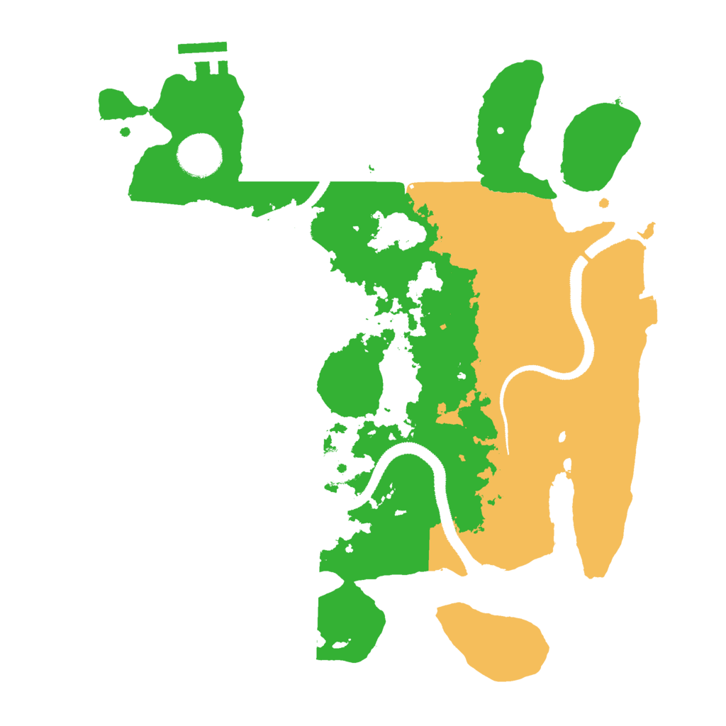 Biome Rust Map: Procedural Map, Size: 3000, Seed: 16817