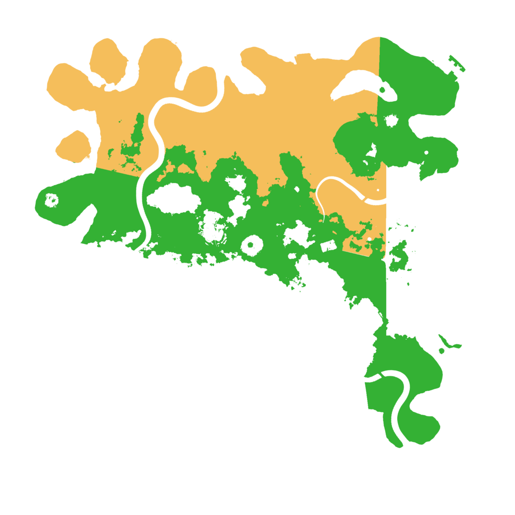 Biome Rust Map: Procedural Map, Size: 3700, Seed: 630937824