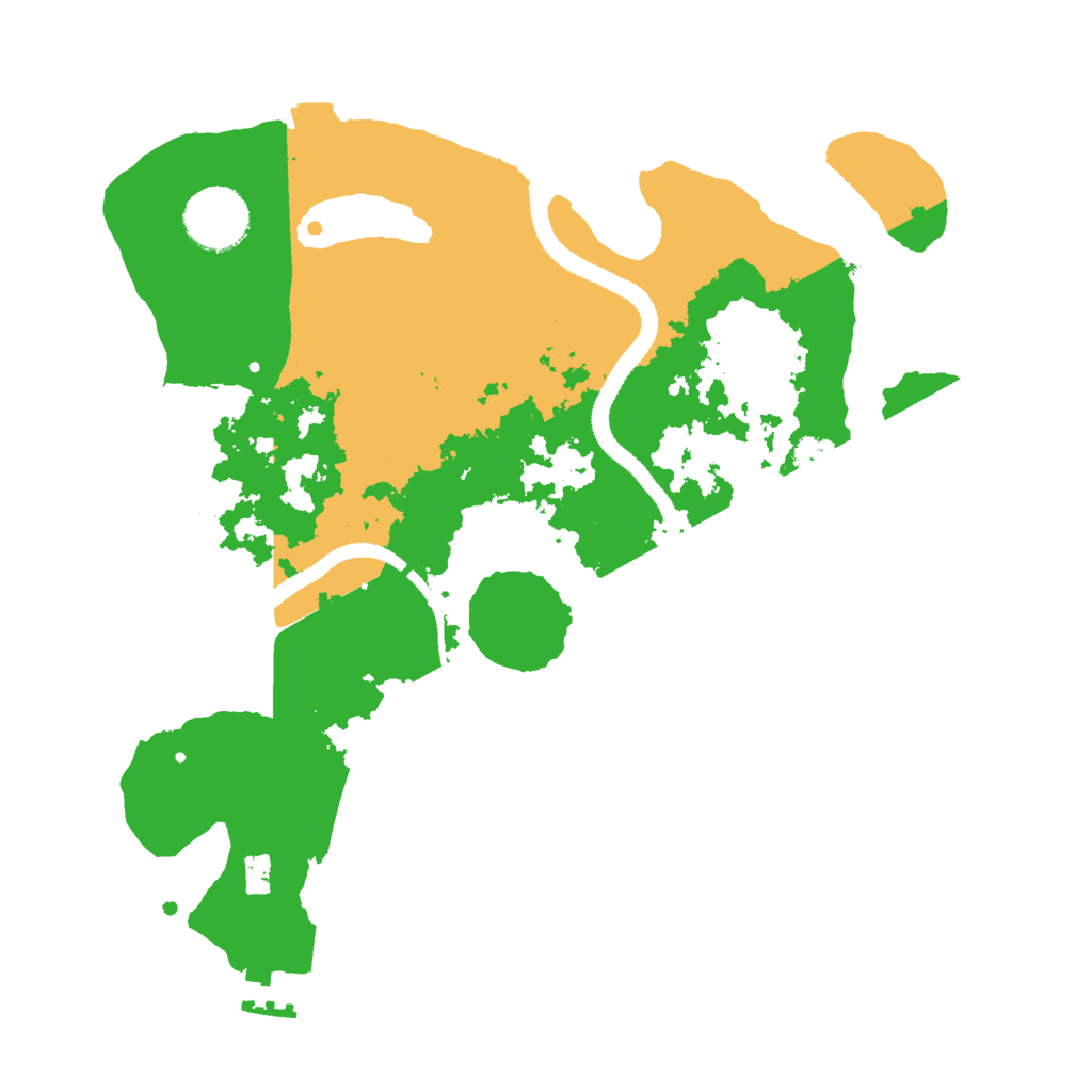 Biome Rust Map: Procedural Map, Size: 3000, Seed: 1558486418