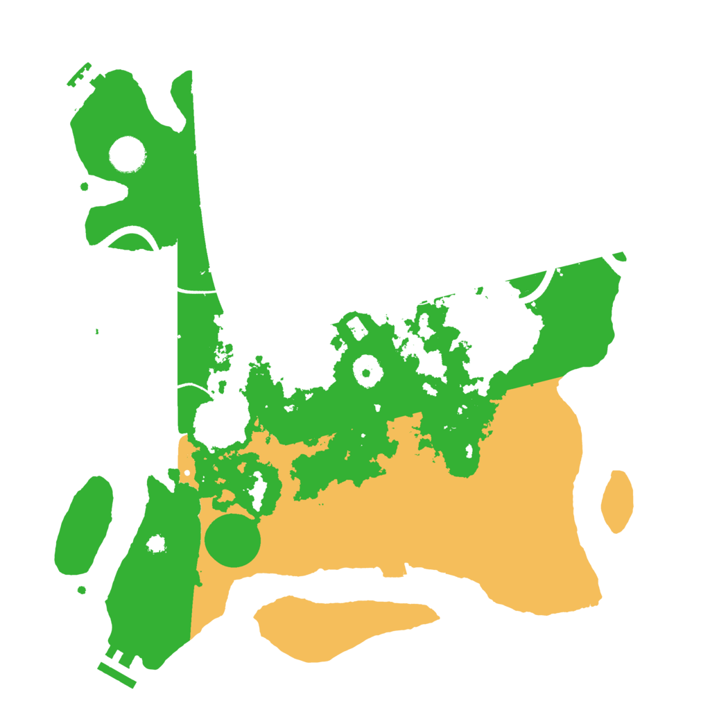 Biome Rust Map: Procedural Map, Size: 3500, Seed: 944851