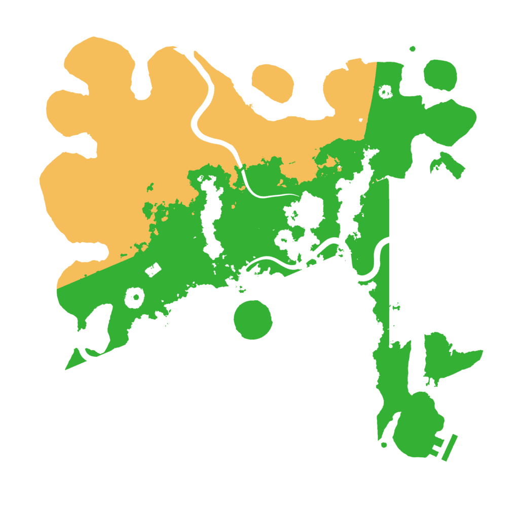 Biome Rust Map: Procedural Map, Size: 3750, Seed: 751562