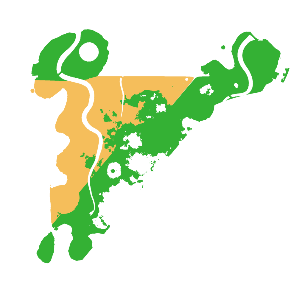 Biome Rust Map: Procedural Map, Size: 3000, Seed: 831318075
