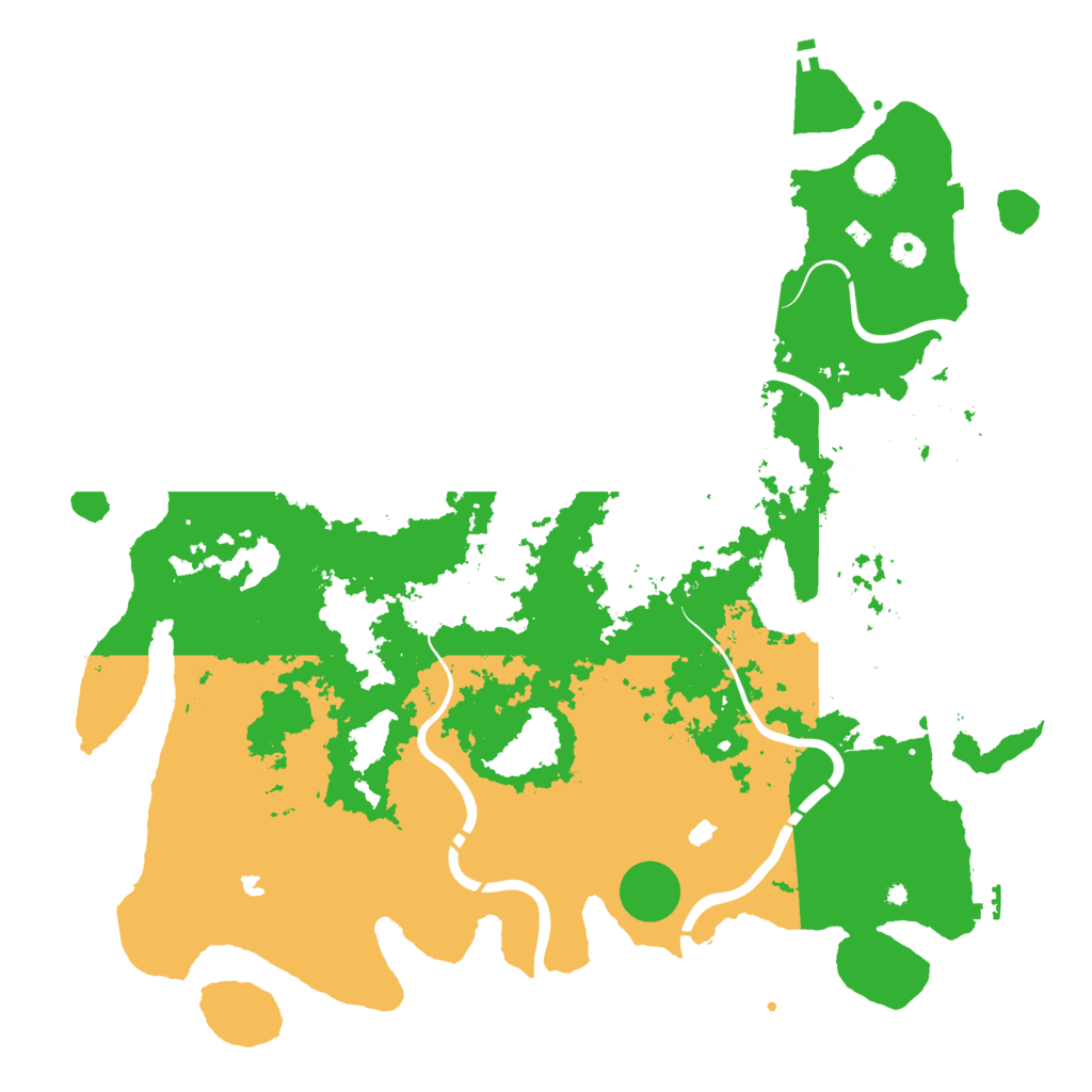 Biome Rust Map: Procedural Map, Size: 4750, Seed: 379352