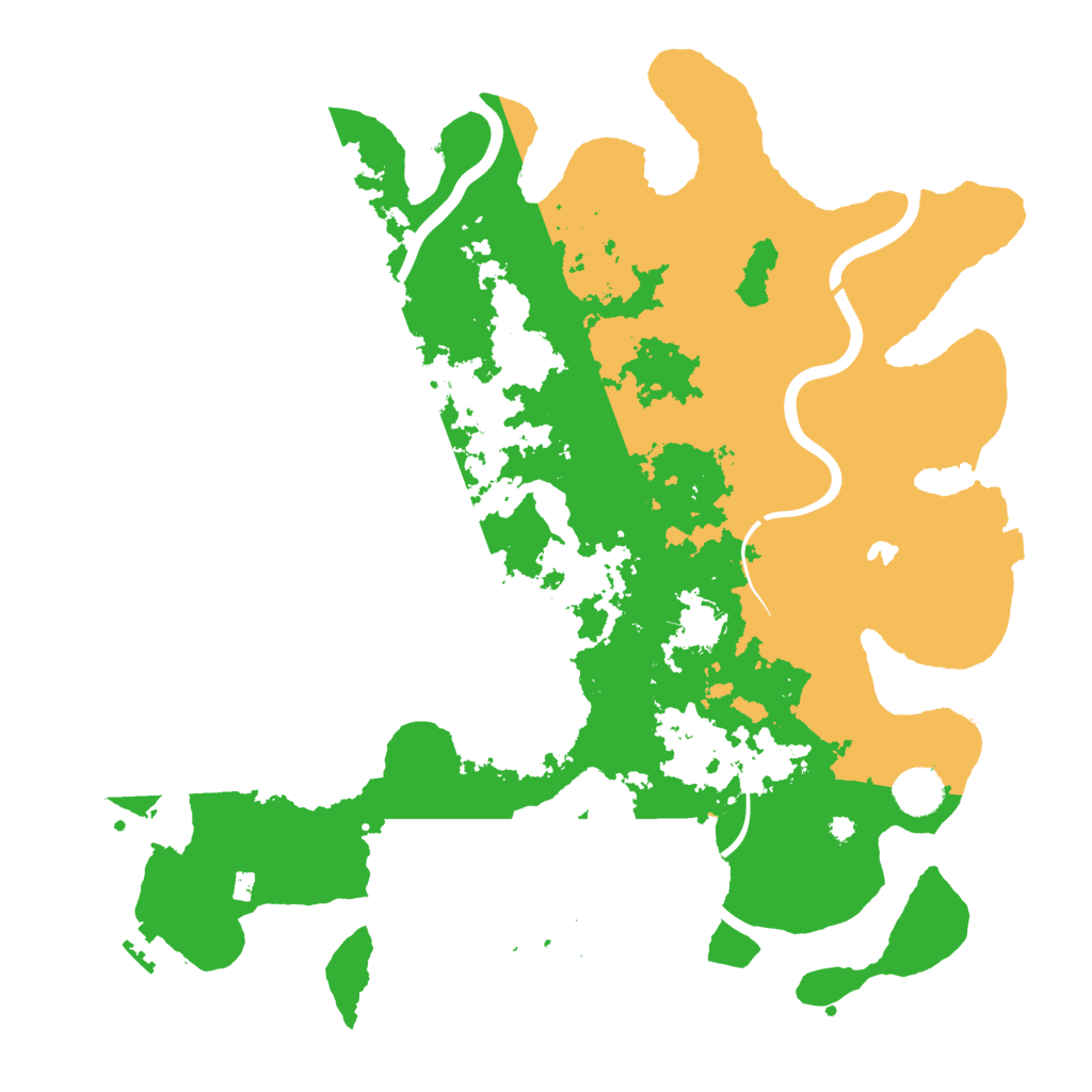 Biome Rust Map: Procedural Map, Size: 4000, Seed: 542118