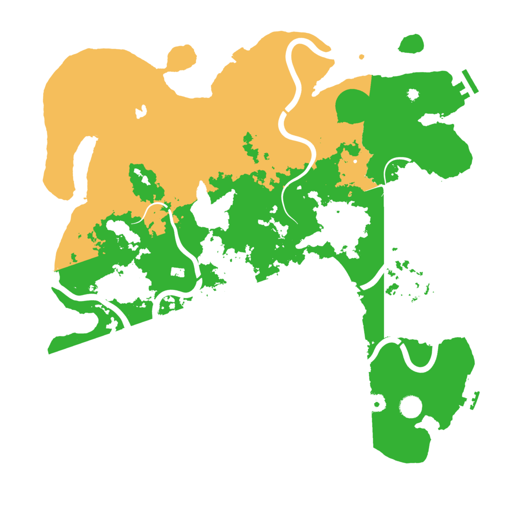 Biome Rust Map: Procedural Map, Size: 4000, Seed: 1492767612