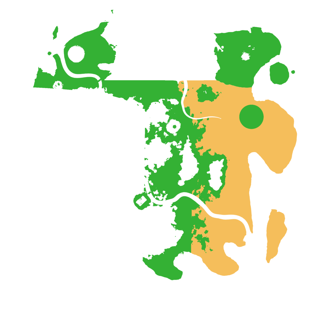 Biome Rust Map: Procedural Map, Size: 3500, Seed: 2372910