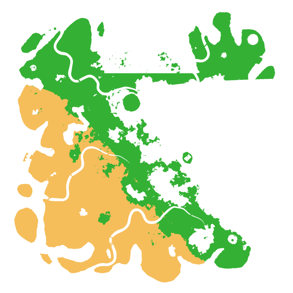Biome Rust Map: Procedural Map, Size: 4750, Seed: 673490