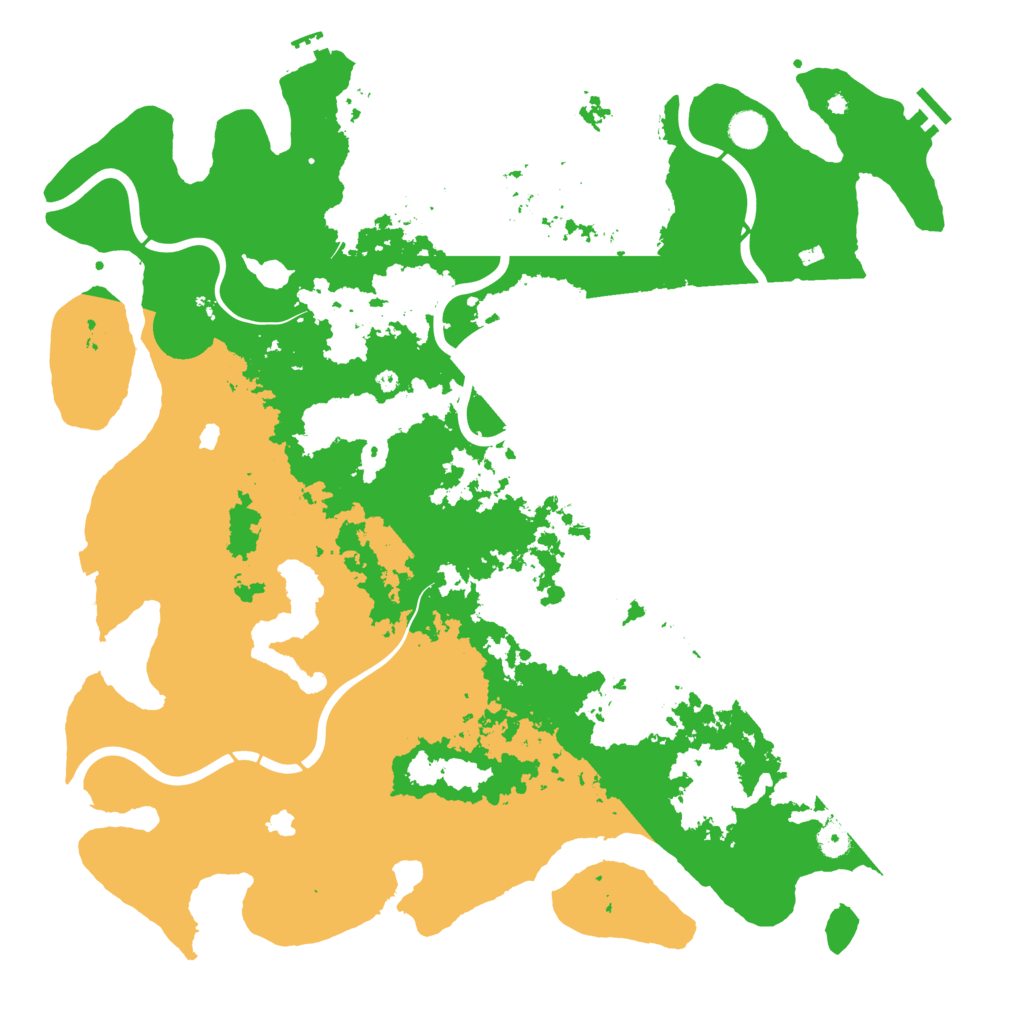Biome Rust Map: Procedural Map, Size: 4750, Seed: 593478