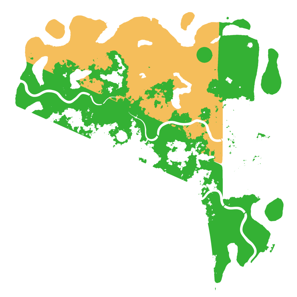 Biome Rust Map: Procedural Map, Size: 5000, Seed: 809067