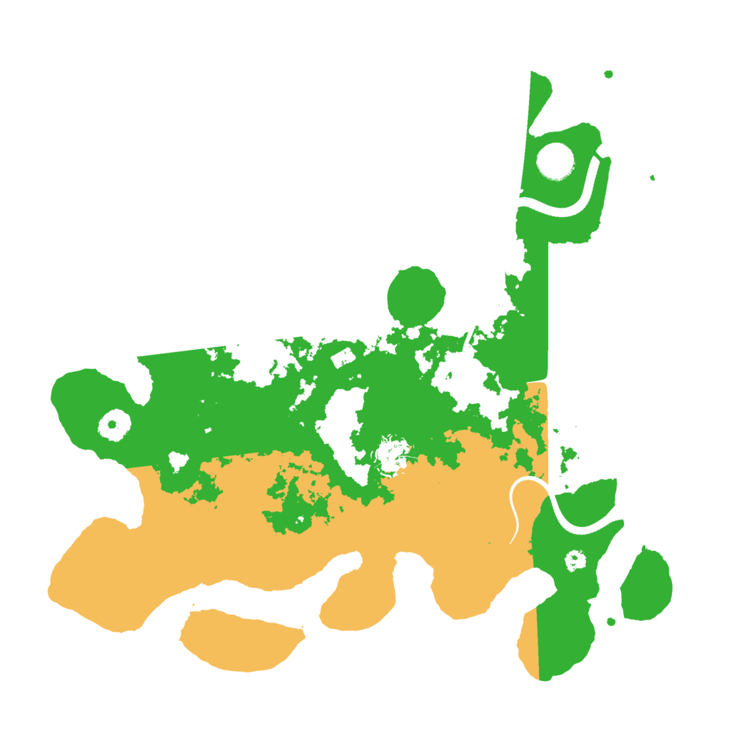 Biome Rust Map: Procedural Map, Size: 3500, Seed: 805332