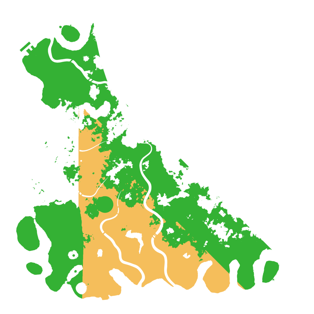 Biome Rust Map: Procedural Map, Size: 5000, Seed: 866812